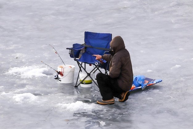 Ice fishing game, ice fishing demo